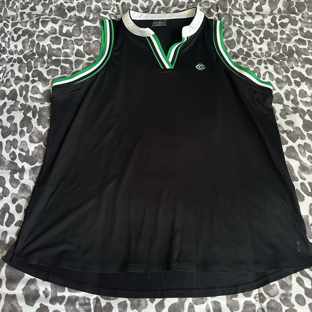 Belyn Key sleeveless golf top size large